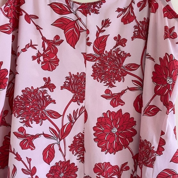 Cabi 5533 Adore Cranberry Pink Floral Cami Top M - Picture 7 of 8